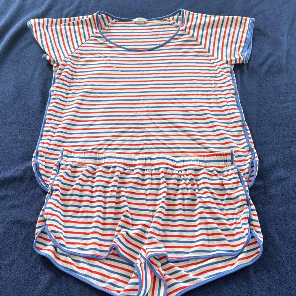Lake Striped Pajama Set Size M
